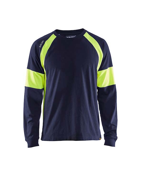 T-SHIRT 35201030 MARIN/GUL L