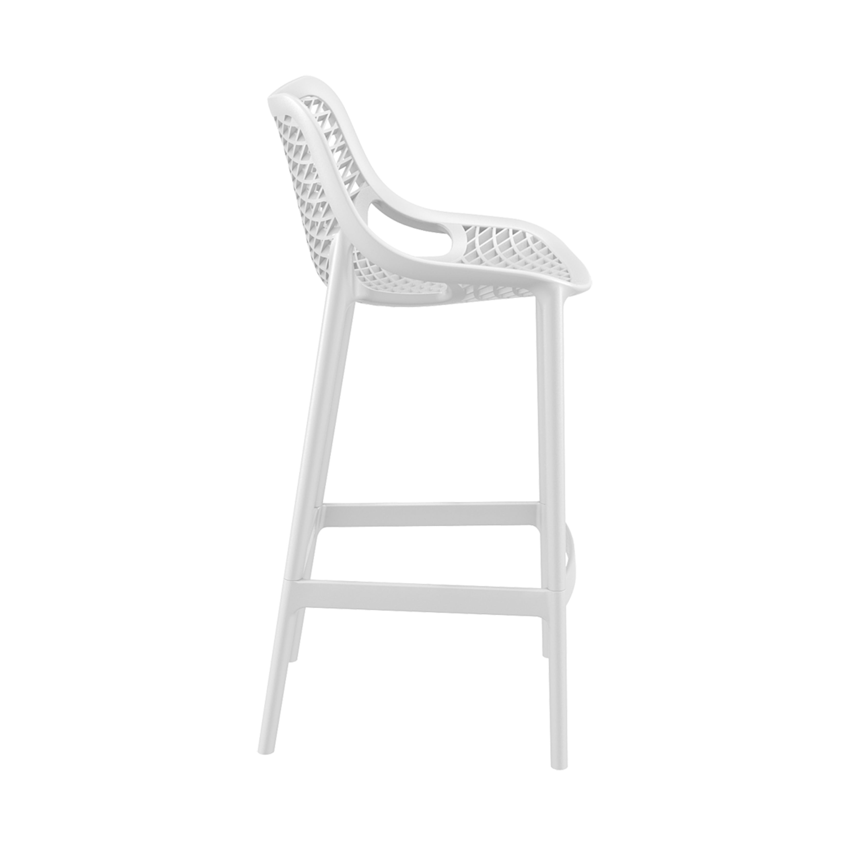 Air barstol 75 cm, vit