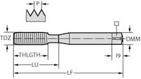 GÄNGTAPP TC420-M2-C0-WW60BA Thread Formers, HSS-E, Supreme