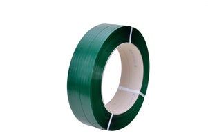 PLASTBAND 16.0x0.80MM 1500M ECO GRÖNT RÄFFLAT