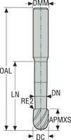 PINNFRÄS RADIE HM 450120-MEGA-T