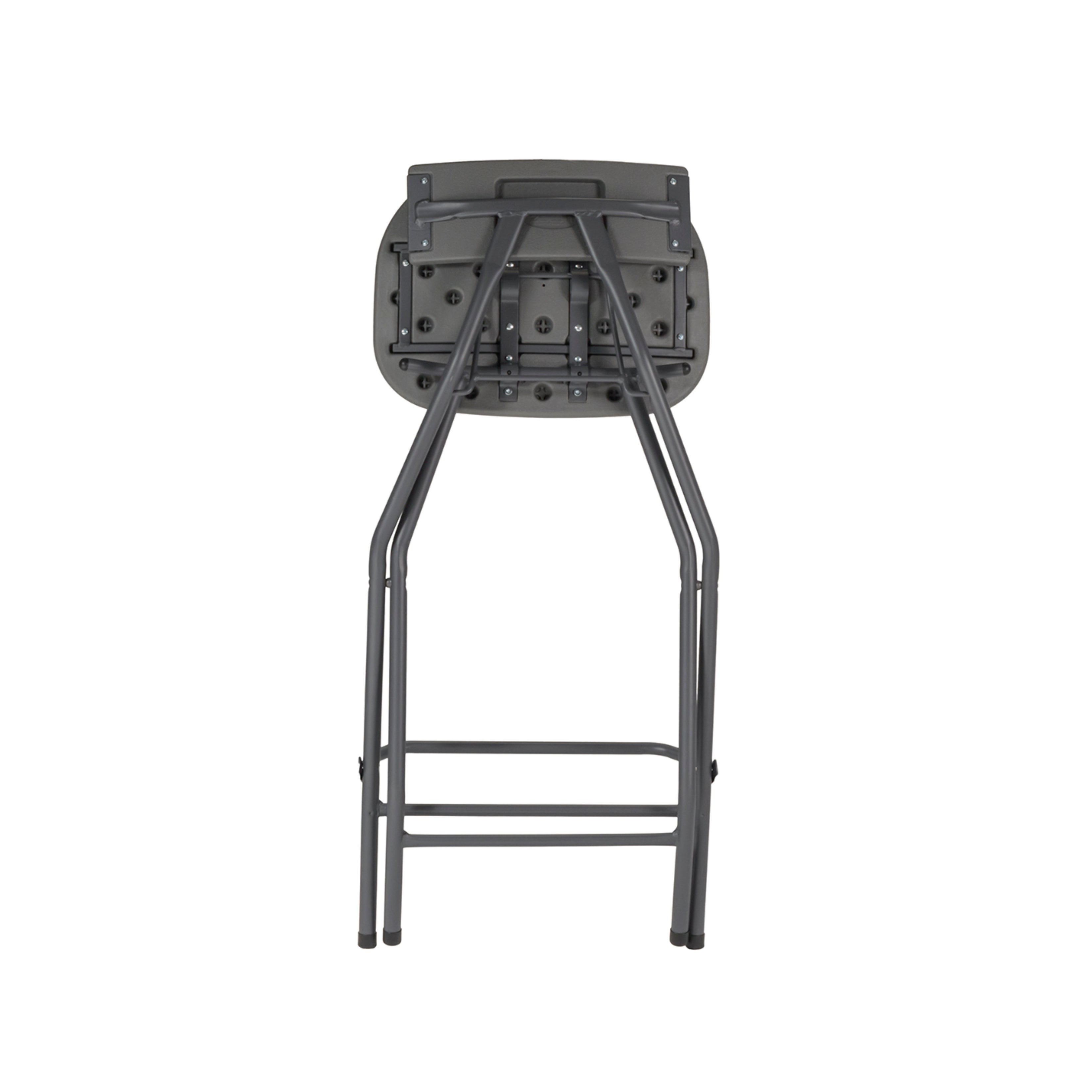 ALVAR STOOL, ZOWN NEW CLASSIC, FÄLLBAR STOL, MÖRKGRÅ SITS, M