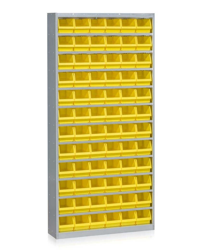 Backskåp m. 72 backar Gul