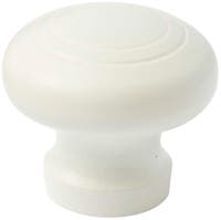 KNOPP HELGE TRÄ VIT Ø45MM