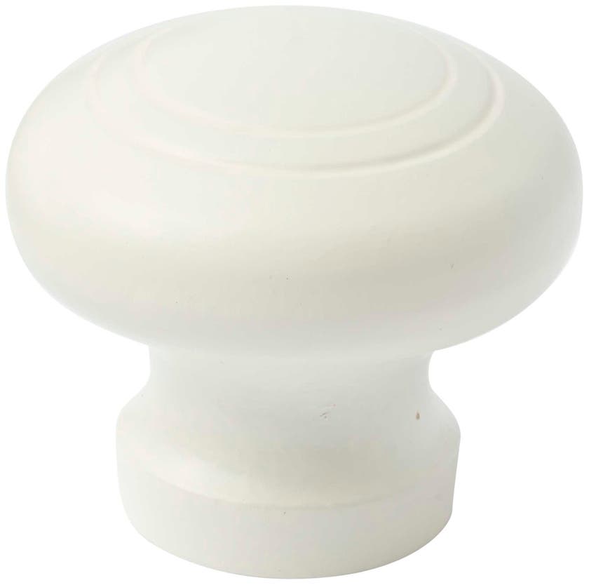 KNOPP HELGE TRÄ VIT Ø45MM