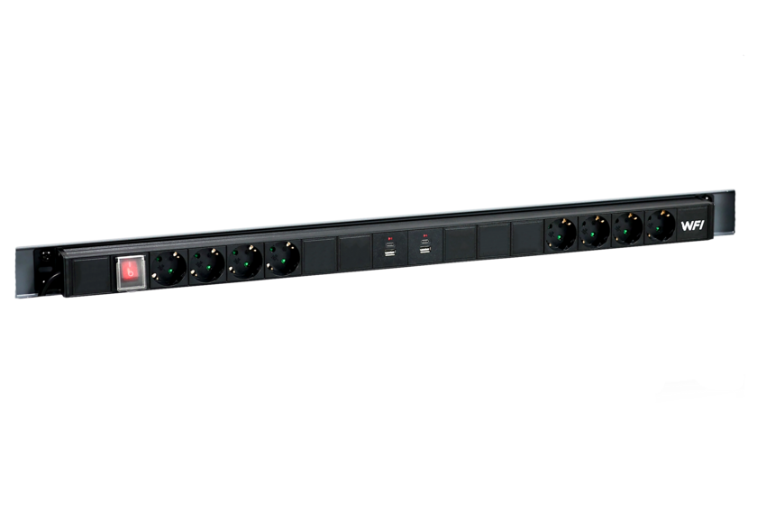 KOMPLETT ENERGIPANEL 8 UTTAG 900MM POWER BAR