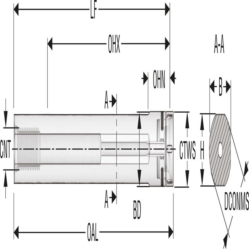 HÅLLARE D25-A-180-GL25