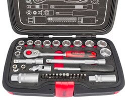 HYLSNYCKELSATS 3/8" 34 DELAR 10-22 MM