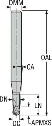PINNFRÄS RADIE HM 112 3MM JH112030G3B.0Z2-HXT