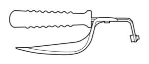 Gradningskniv double-burr