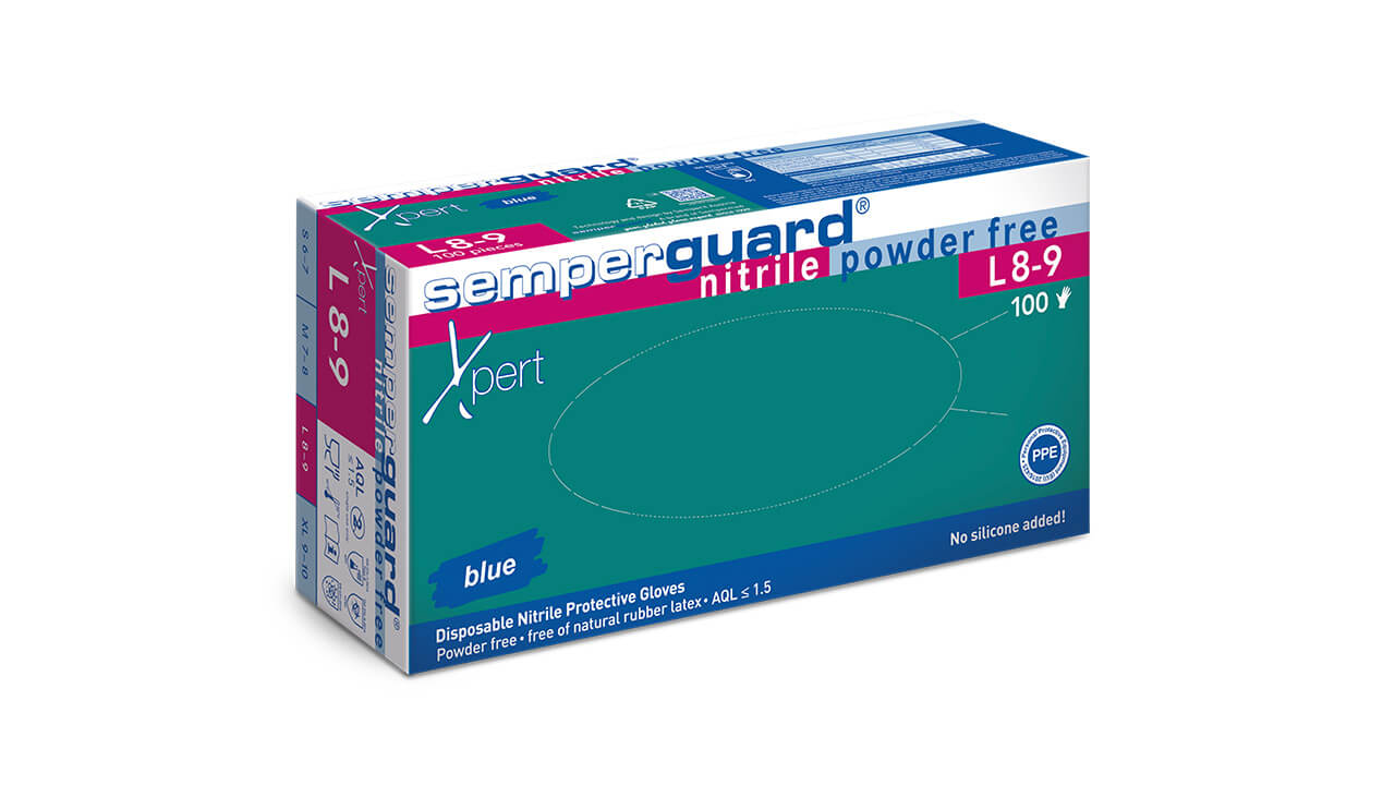 HANDSKE SEMP. NITRIL XPERT 8-9
