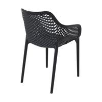 AIR XL STAPELBAR FÅTÖLJ, SVART