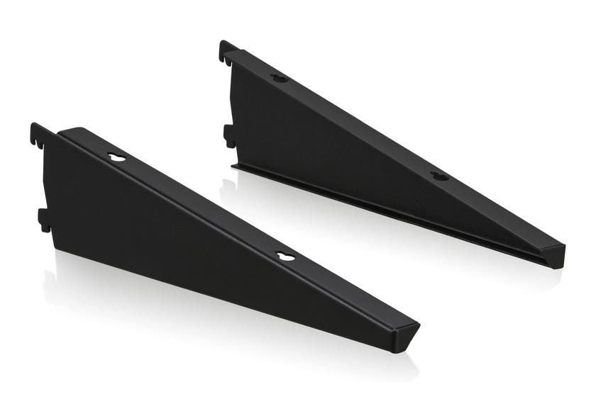 HYLLKONSOLER VINKLINGSBARA 400 MM SVART