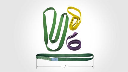 BANDSLING 2000KG 10M GRÖN