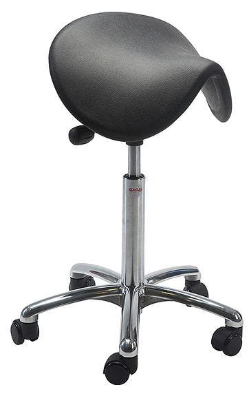 SADELSTOL DALTON PU SVART