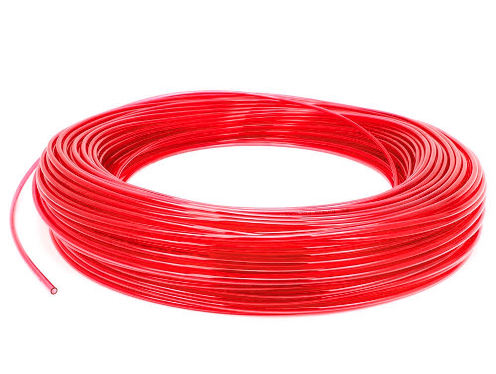 TU0604R1-100 PU-SLANG 6/4 SOLID RÖD