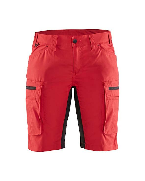 SHORTS 71491845 RÖD/SVART 42