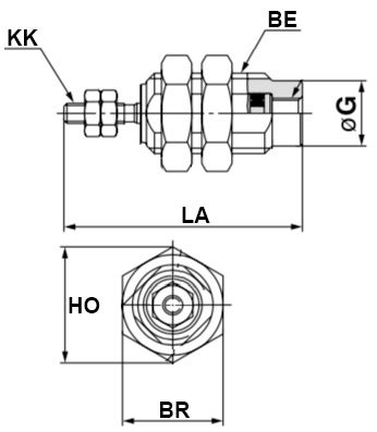 CYLINDER CJPB10-10H6
