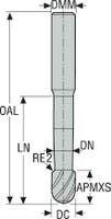 PINNFRÄS RADIE HM 450080-MEGA-T