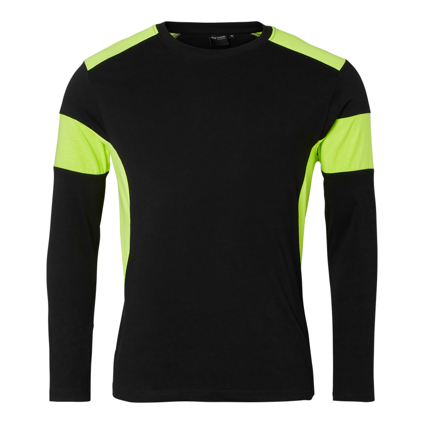 212 T-shirt Black/fluoresant yellow,XS