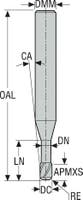 PINNFRÄS HM 120050-MEGA-64