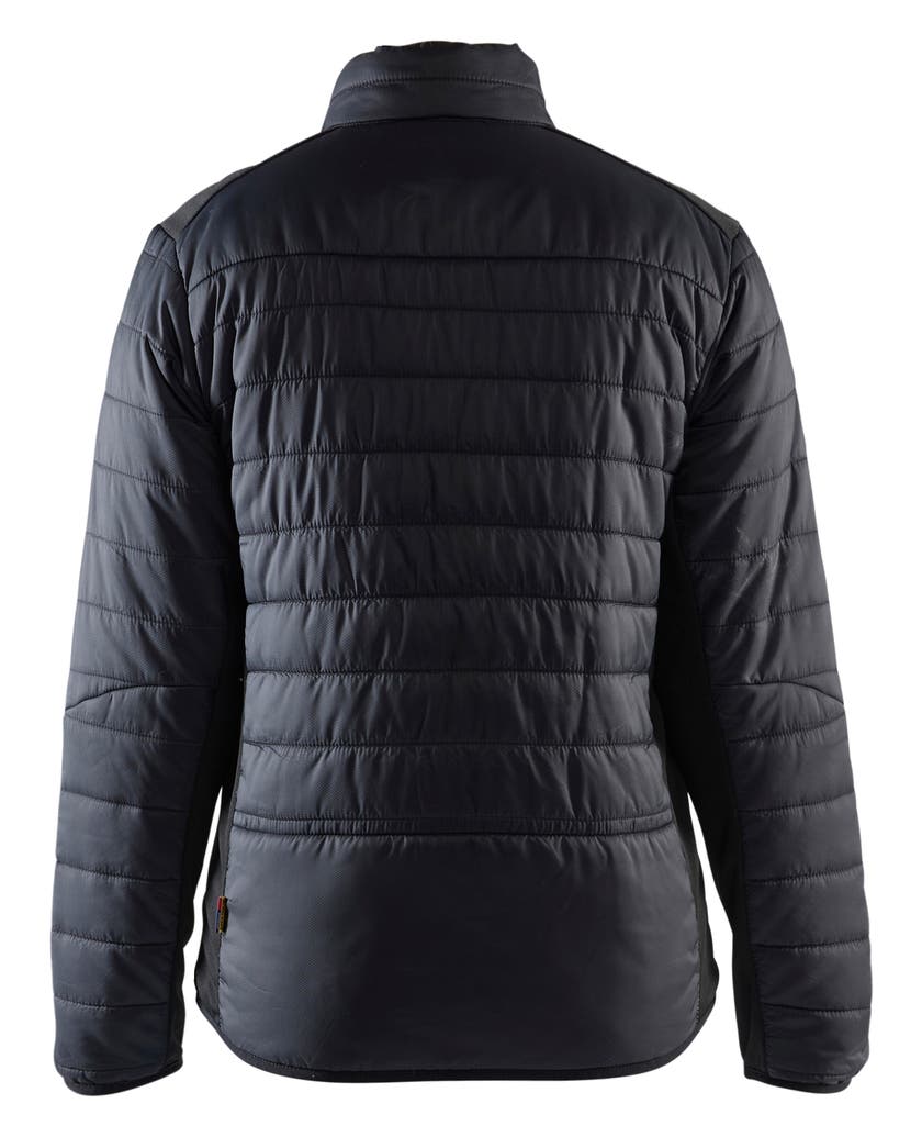 Jacka Varmfodrad Dam Svart/Var selgul XXL