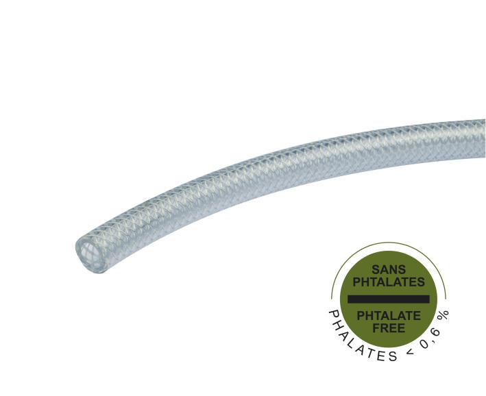 Tryckluftslang armerad pvc tri coclair 16mm