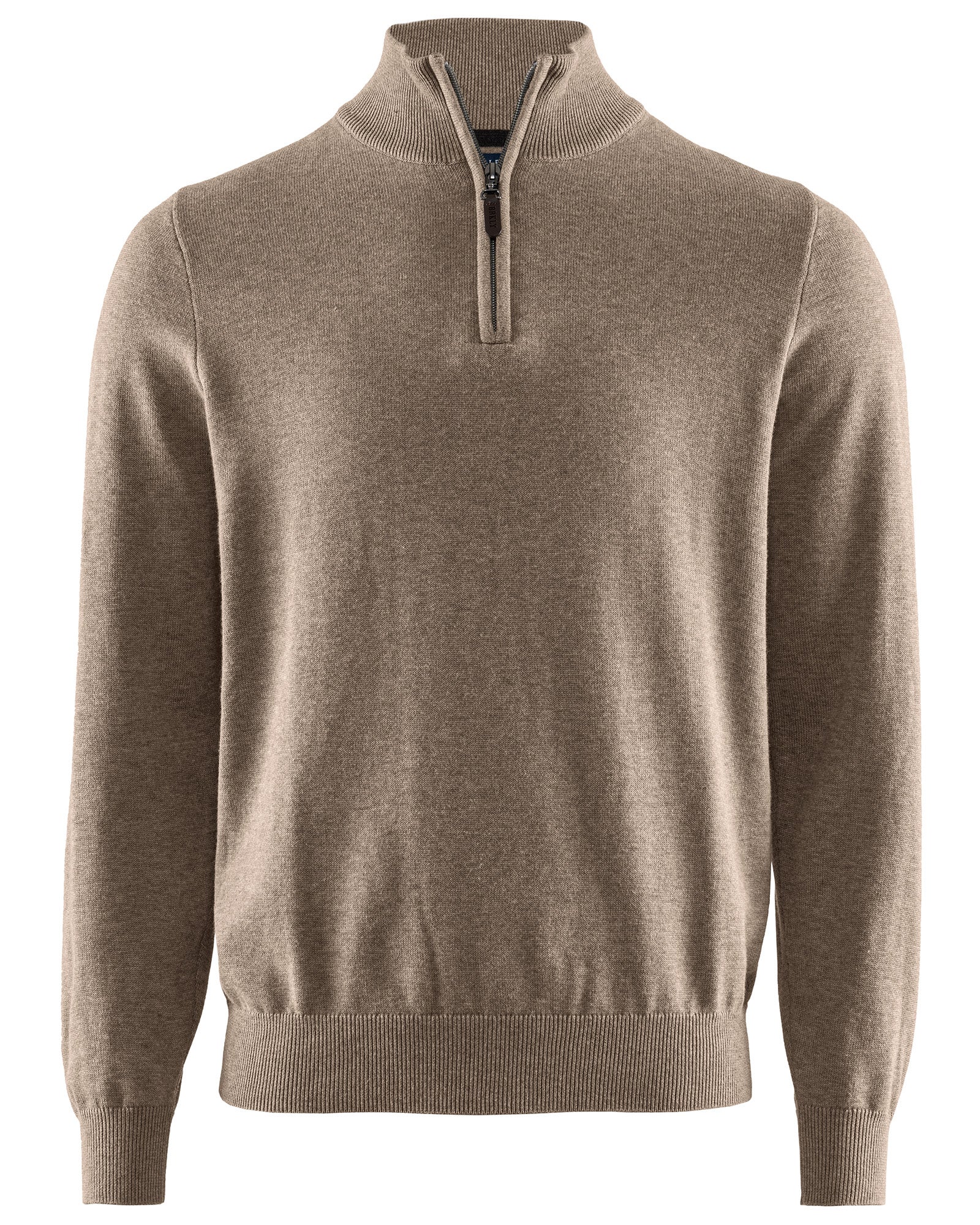 BROCKTON COTTON HALFZIP BEIGE S