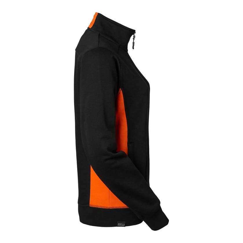 LUCY ZIP COLLAR ORA/BLA L South West