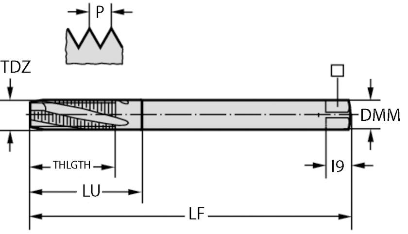 GÄNGTAPP 224101-UNJC1/4