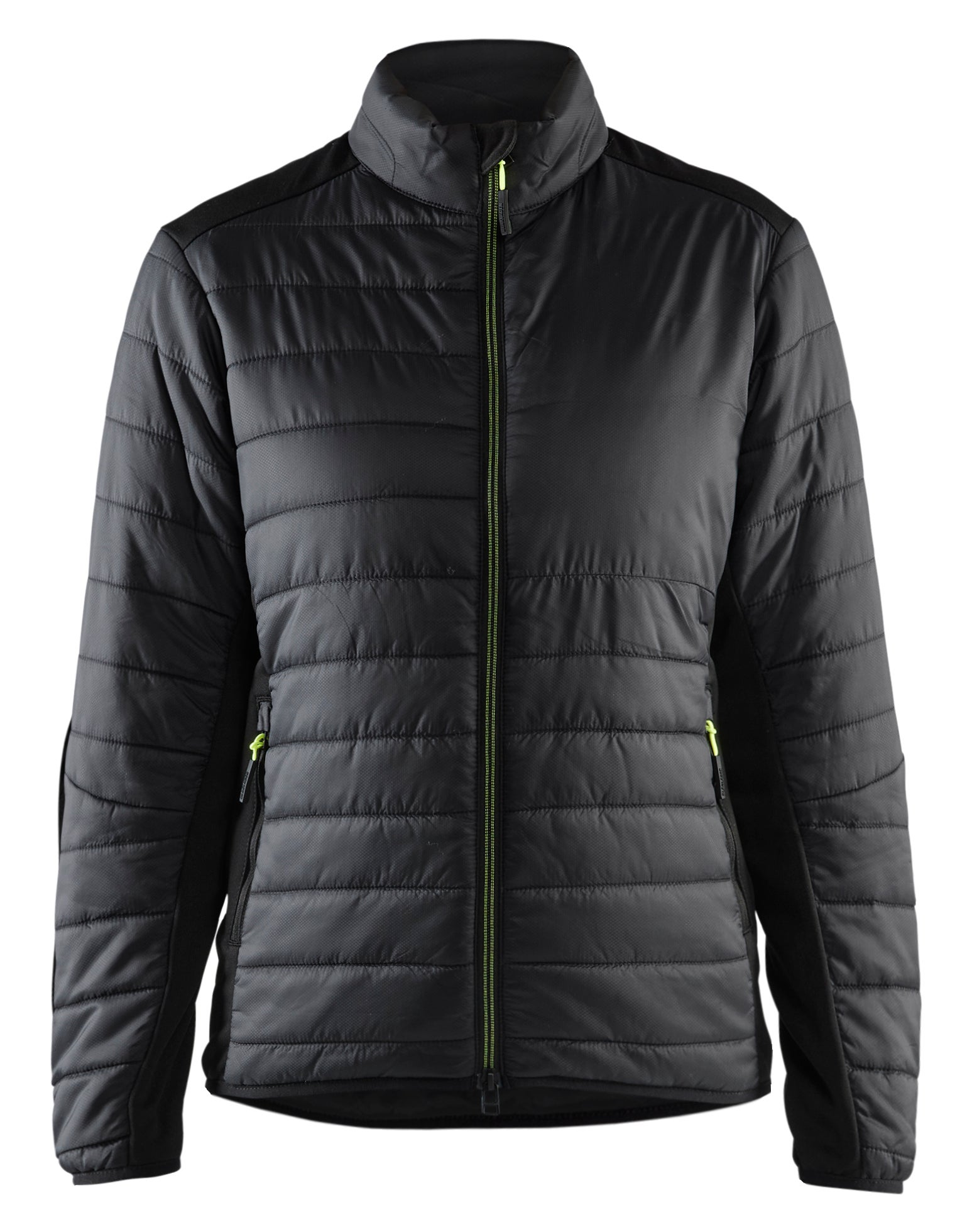 Jacka Varmfodrad Dam Svart/Var selgul XXL