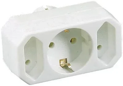 GRENPROPP 3-VÄG 1 SCHUKO 2 EUR