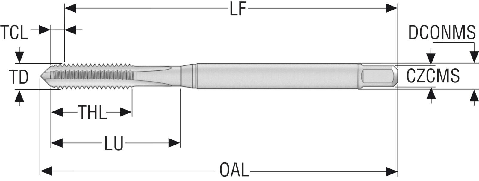 Gängtapp T32-SN01C03-2.6X0.45- 63R