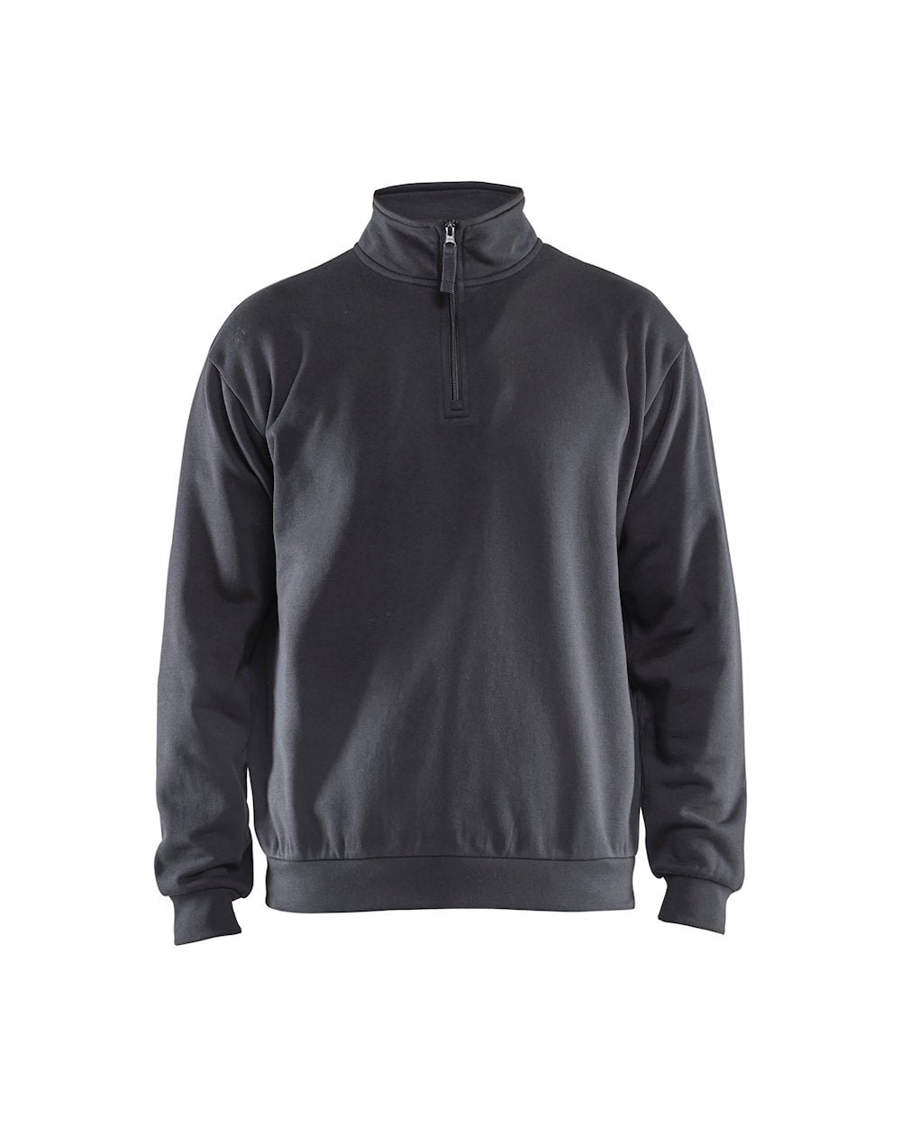SWEATSHIRT HALF-ZIP MELLANGRÅ 6XL
