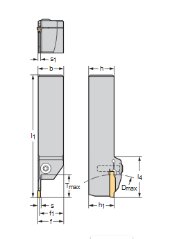 Hållare G5011-2525L-3T21GD26
