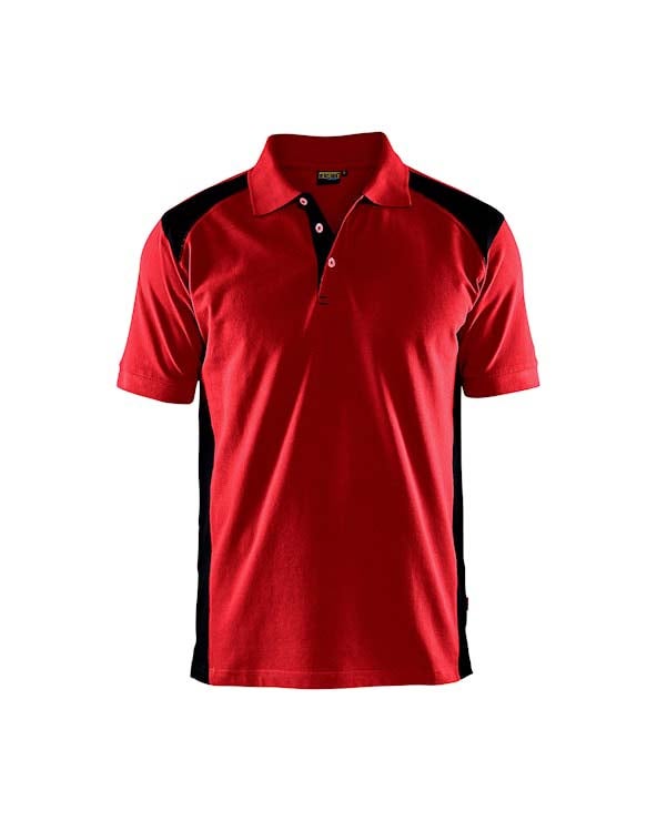 PIKÉTRÖJA 33241050 RÖD/SVART 4XL