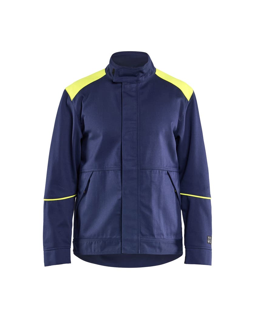 JACKA 48011501 MARIN/GUL 3XL