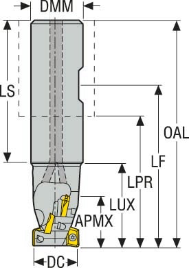 FRÄS R217.69-01.50-3-18S2AN