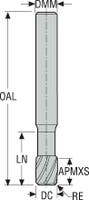 PINNFRÄS HM 40K060-HEMI