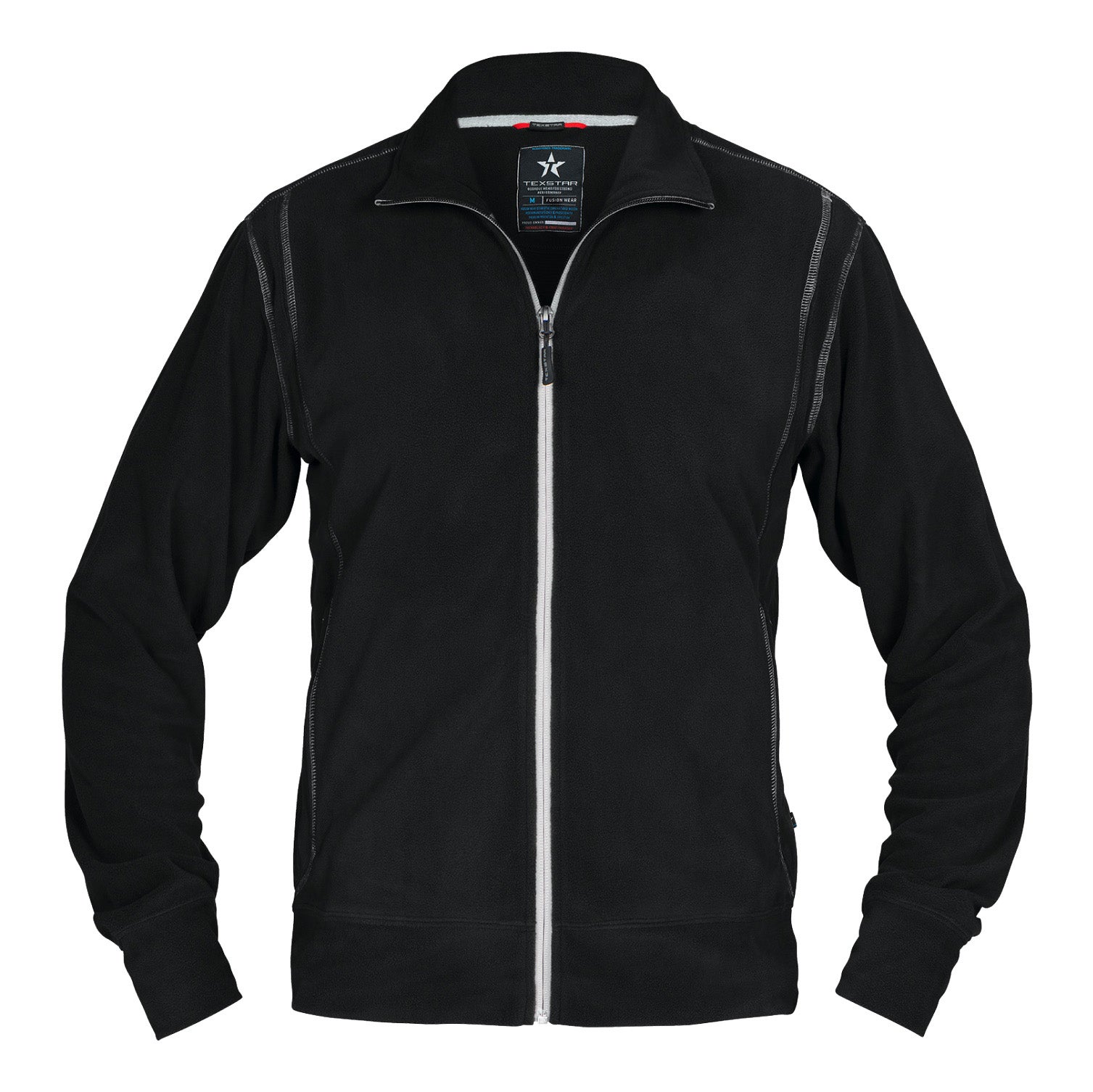 FLEECEJACKA FJ36 SVART 3XL