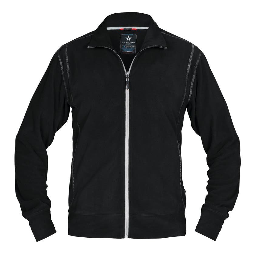 FLEECEJACKA FJ36 SVART 3XL