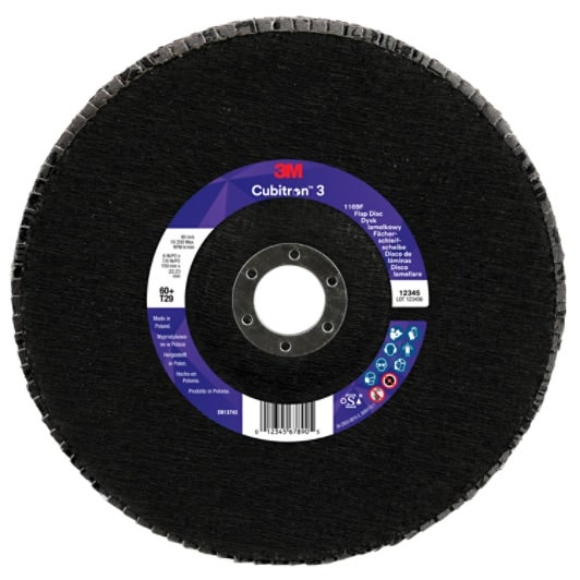 Cubitron 3 lamellrondell 1169F , 60+, T29-konisk, 150mm × 22
