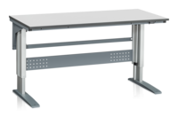 Arbetsbord MW300 1600X600MM INKL. GRÅ LAMINAT
