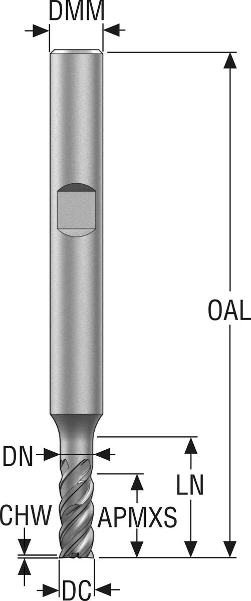 PINNFRÄS HM JS754050G2C.3Z4-HX T