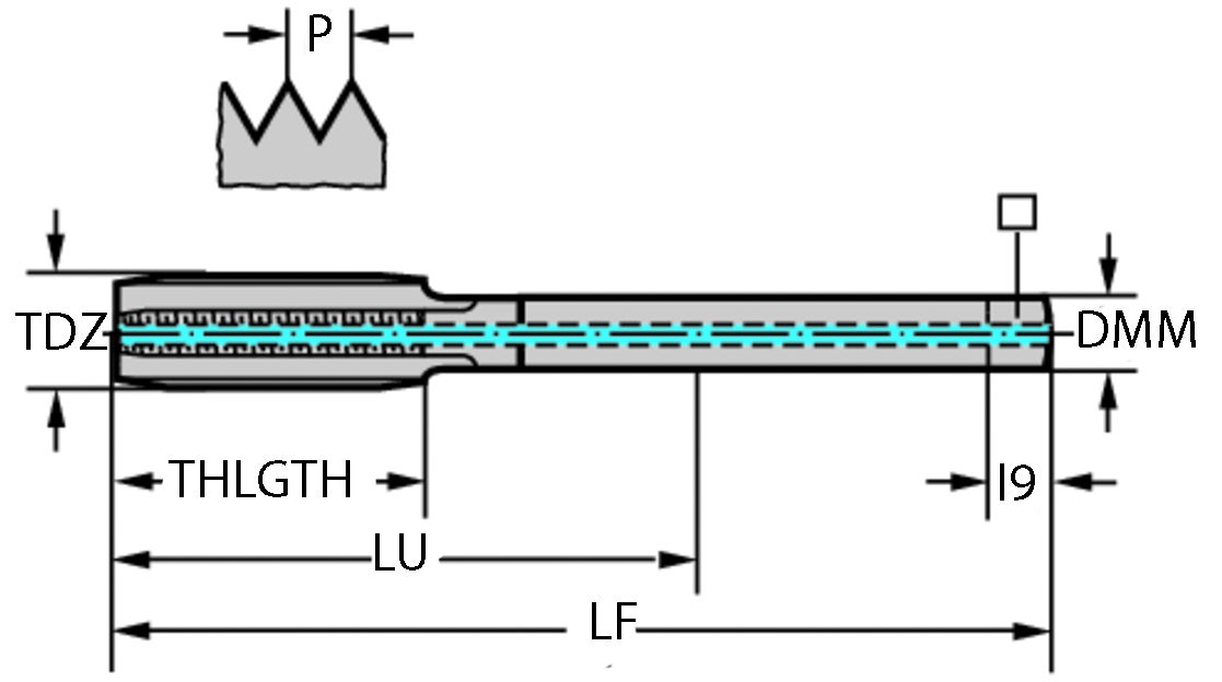 GÄNGTAPP HM 8136417-M10X1