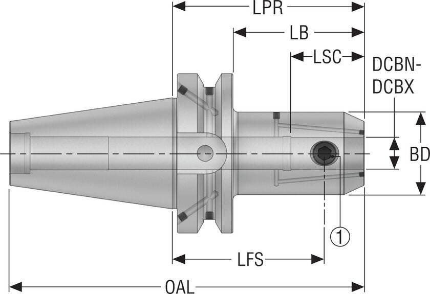 HÅLLARE BT50ADB-EM20-080-L1