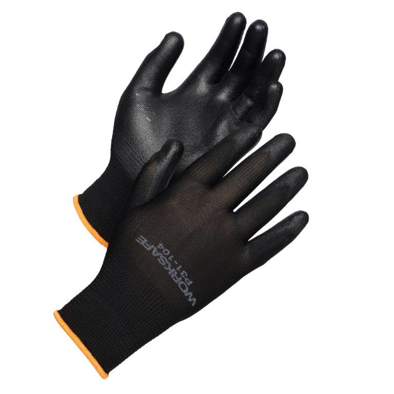HANDSKE P31-104  STL .10 SVART WORKSAFE KRETS