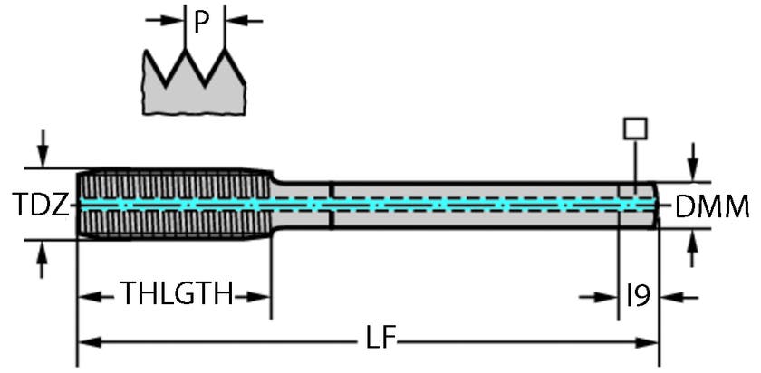 Gängtapp TC420-M12X1-L1-WW60AD thread formers, hss-e, supreme
