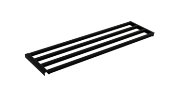 SKOHYLLA RÖR 1000 MM SVART