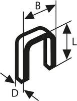 KLAMMER 0GR 1,2X5,8 20MM EFZ 5 000ST